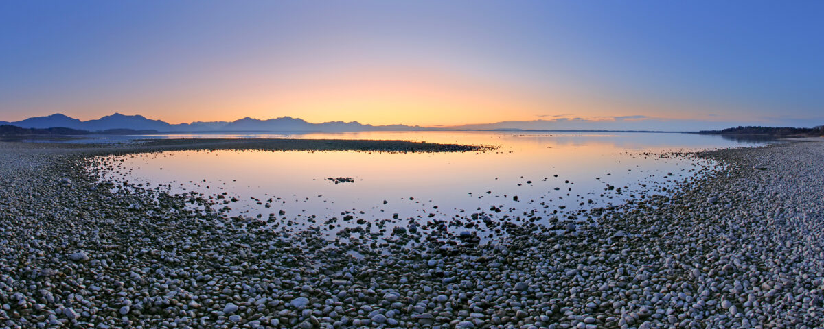 Urlaub am Chiemsee. Tag und Nacht