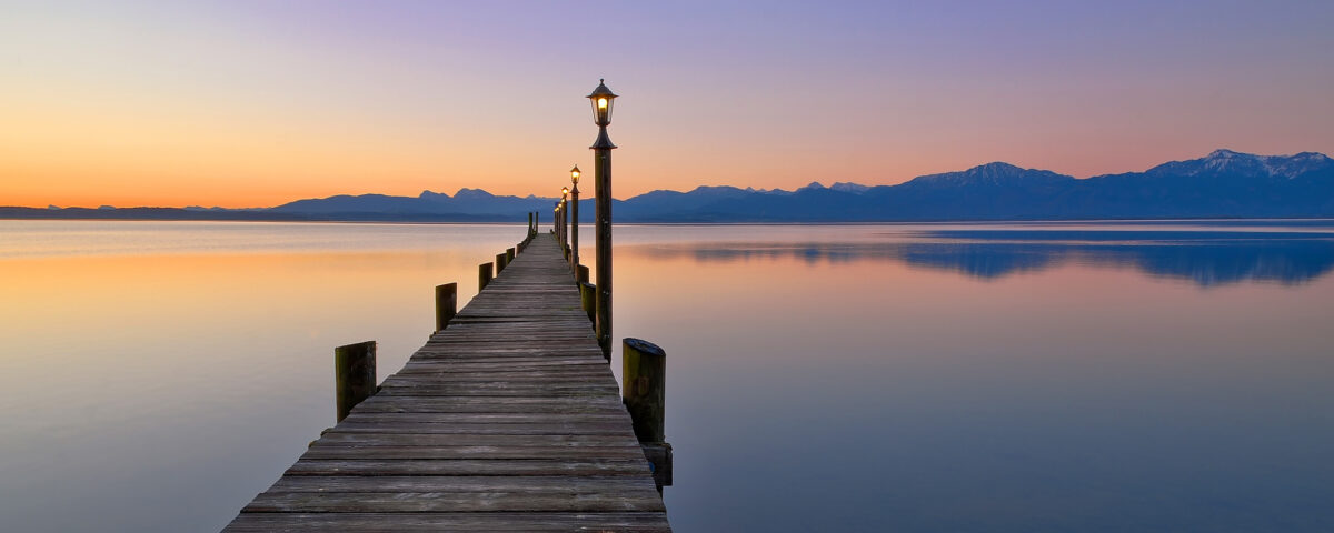 Chiemsee Abendstimmung