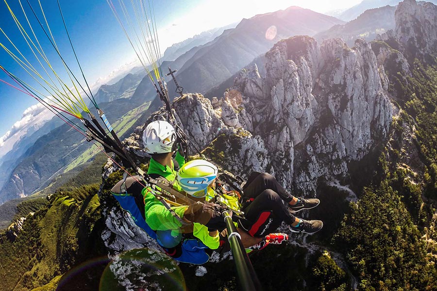 Tandemflug-Kampenwand_Koenig Tandemfliegen Chiemgau