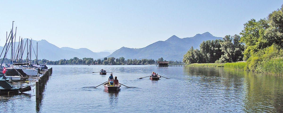 Ruderboot auf dem Chiemsee