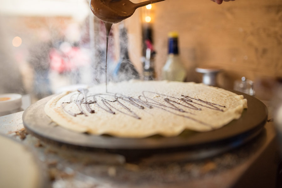 CHristkindlmarkt-Prien-Kulinarisches Gastronomie, Essenstände auf dem Priener Christkindlmarkt