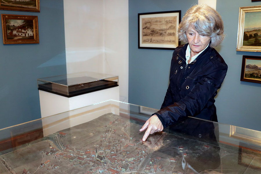 Modell-im-Heimatmuseum Judith Schmidbauer im Heimatmuseum Prien