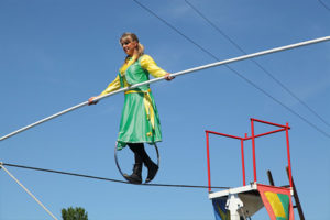 Historische Hochseil Show „Anno Dazumal“ Geschwister Weisheit Historische Hochseil Show „Anno Dazumal“ Geschwister Weisheit